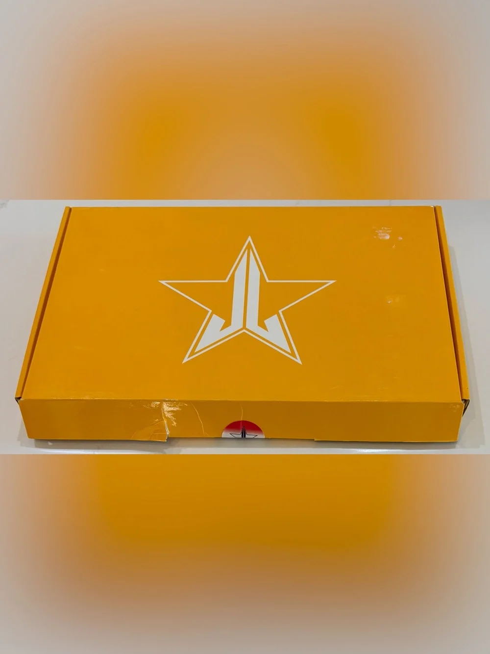 JEFFREE STAR COSMETICS - YELLOW -ORANGE POPSICLE - HAND MIRROR NEW NIB